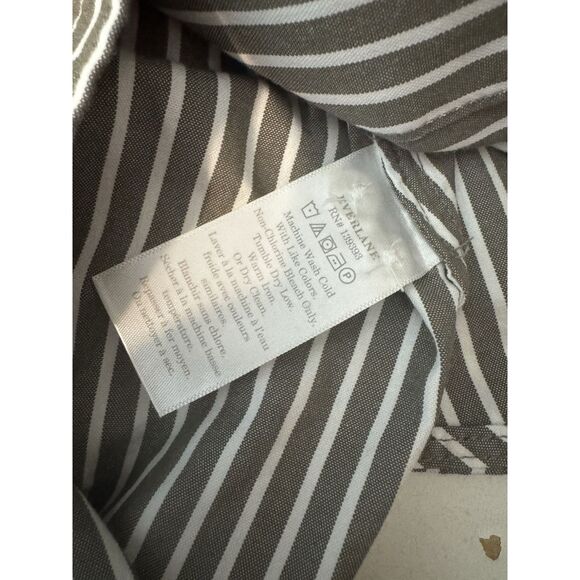 Everlane 100% CorttoStriped Shirt Dress W/ Pockets, Size Small Nautical Coastal - Picture 5 of 5